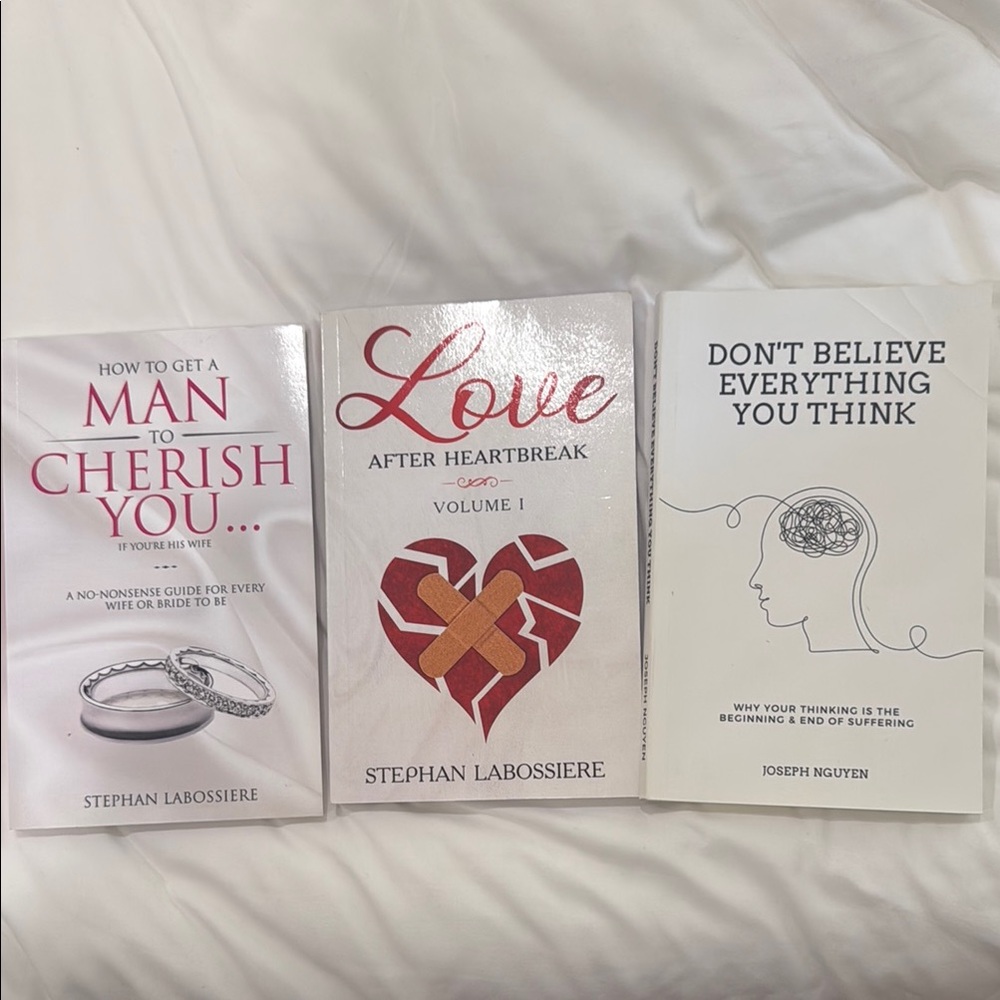 Set of Inspirational Books by Stephan Labossiere and Joseph Nguyen